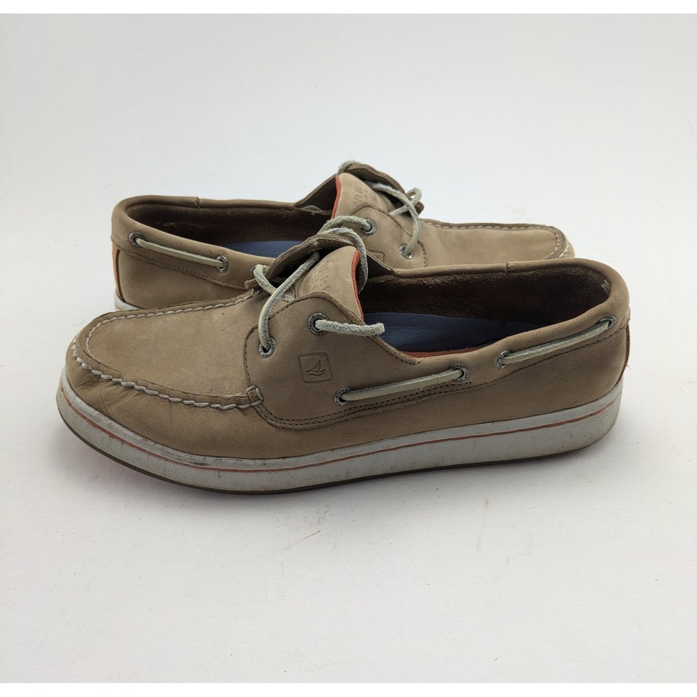 Mens Sperry Top Sider Cup Collection Brown Leather Boat Shoes 0219246 Size 11